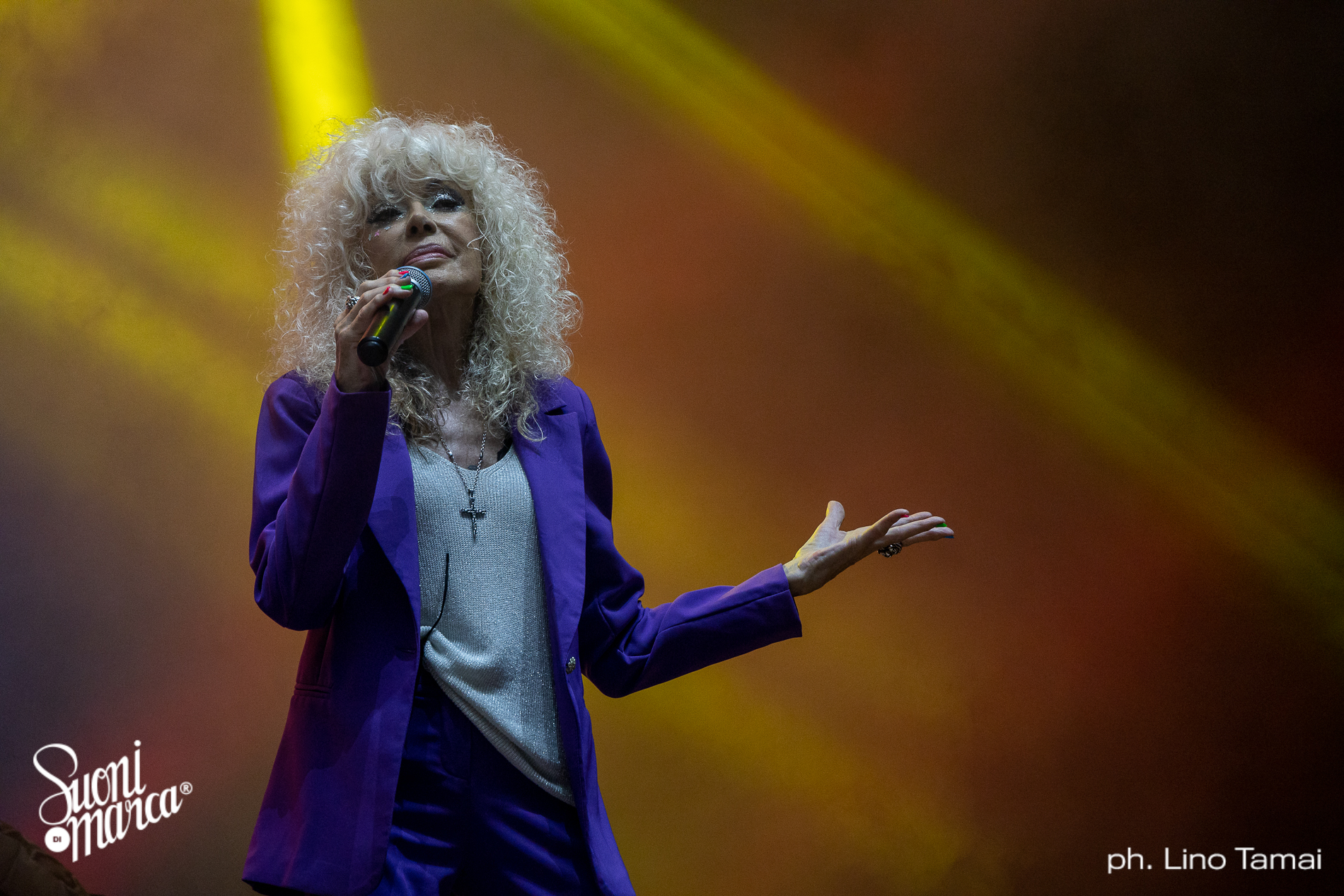 Raffaella Carrà sul palco di Suoni di Marca