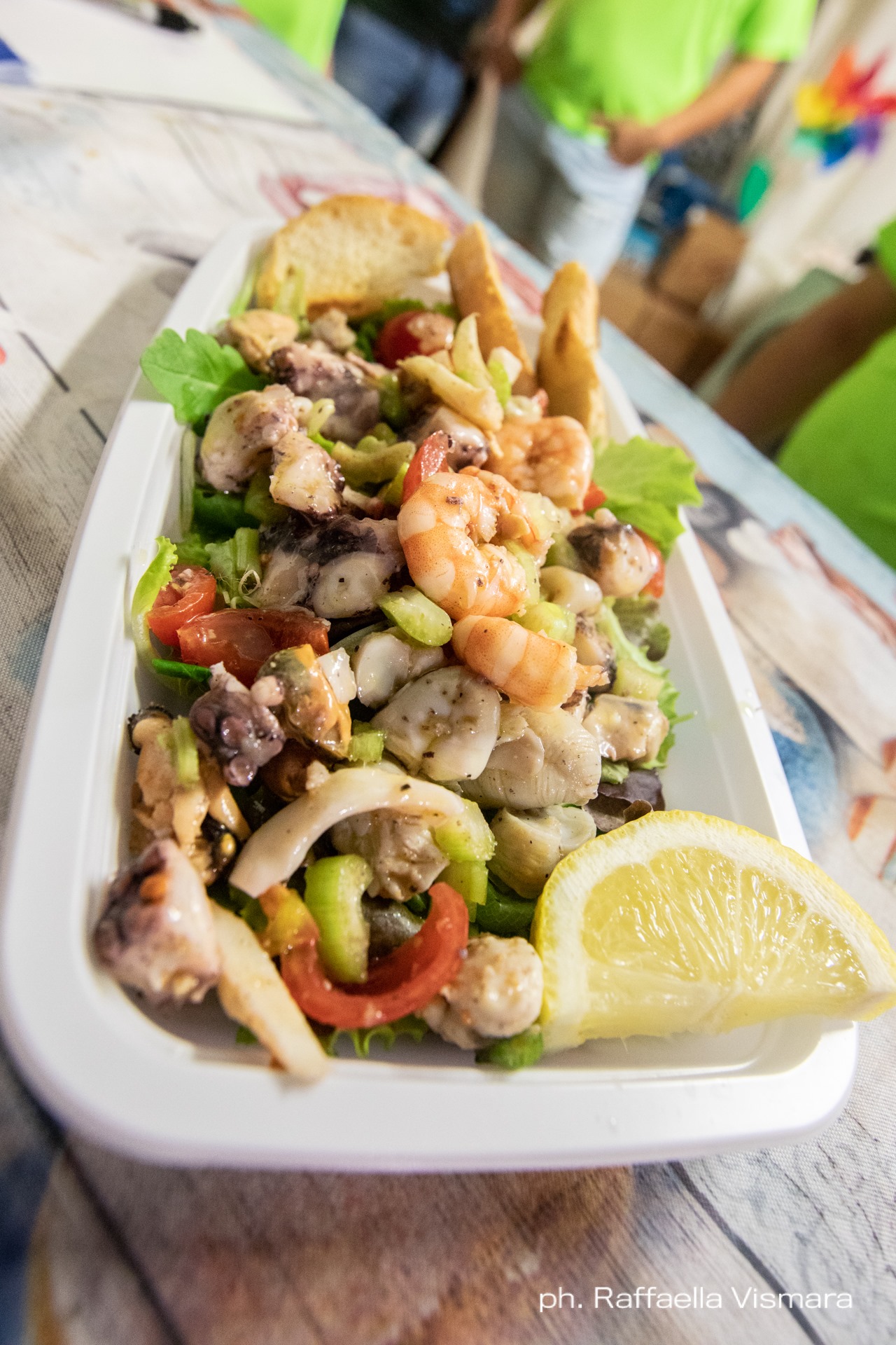 Specialità di mare del percorso gastronomico